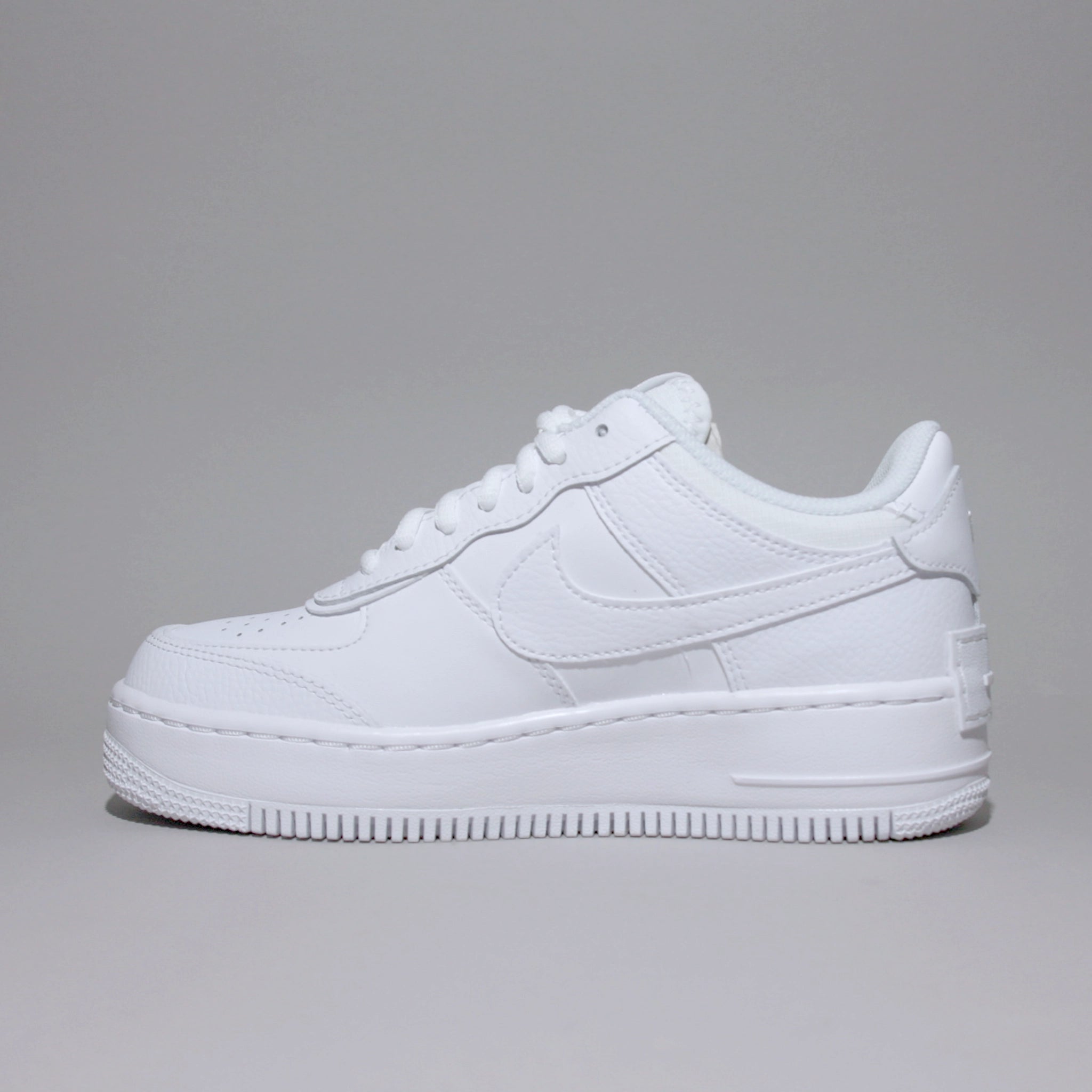 Nike Womens Air Force 1 Shadow CI0919-100 White/White-White – Caltone