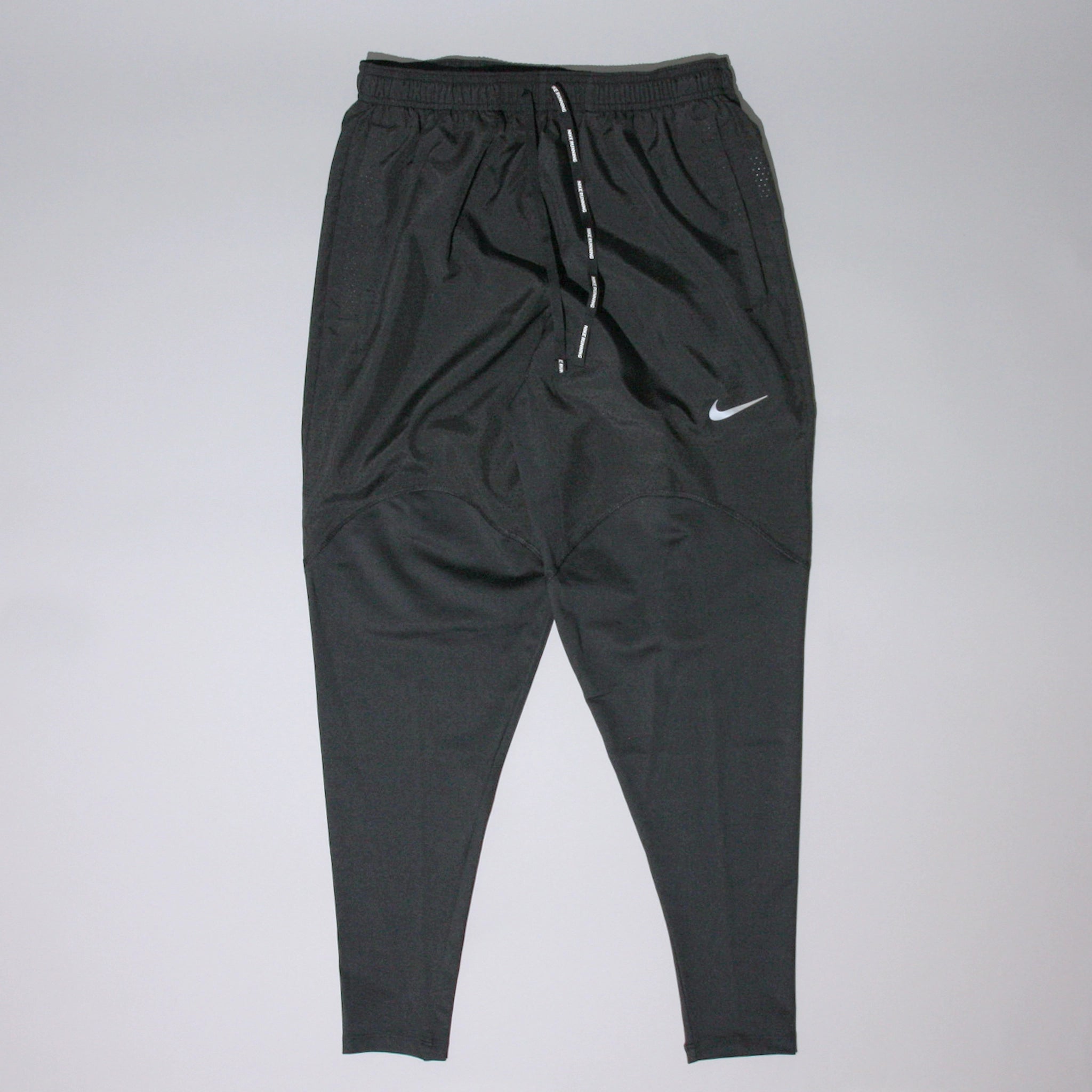Nike Men's Phenom Elite Knit Running Pants, Rough Green/Black, US XL